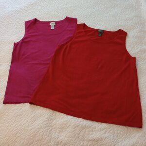 Chico's Bundle of 2 Summer Tank Tops Sz 3